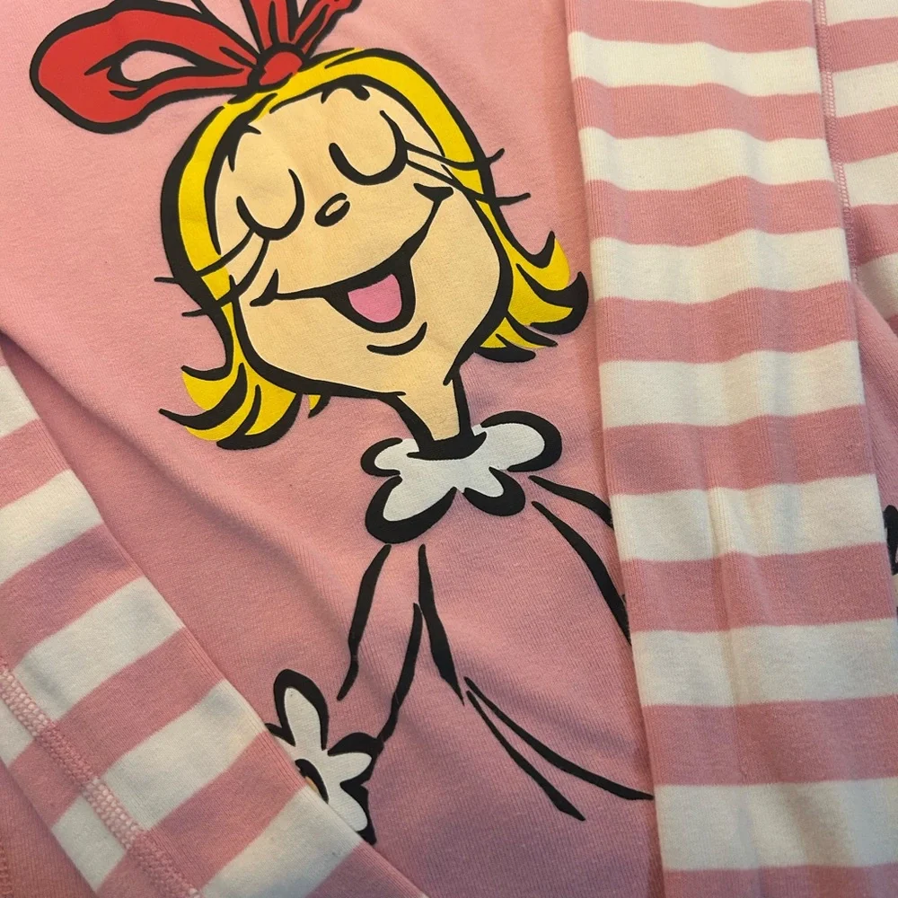Hanna Andersson Dr.Seuss‎ Grinch HannaJams Girls Pajama Set Size 12